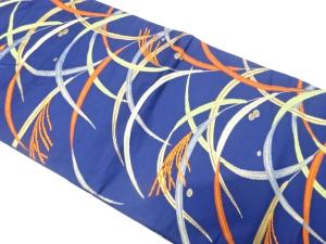 芒模様織り出し　名古屋帯